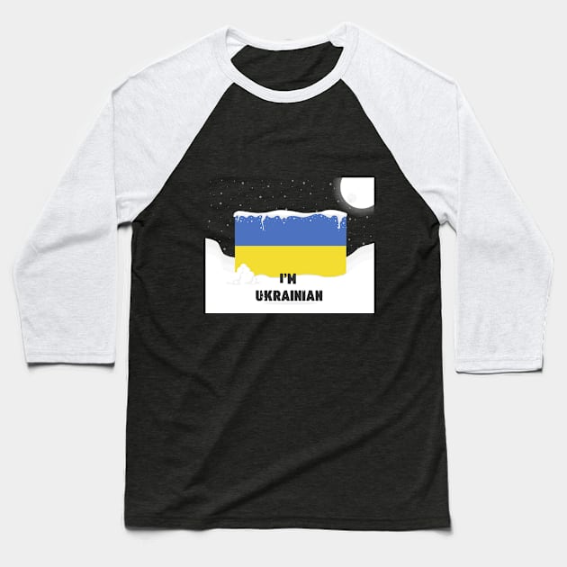 I'm Ukrainian Zelensky Ukraine Patriotic Proud Ukrainians Baseball T-Shirt by QUENSLEY SHOP